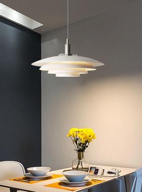 轨道餐厅吊灯现代灯简约吧岛台飞碟吊极简882铝长材P台H5盘餐桌吊