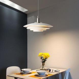 轨道餐厅吊灯现代灯简约吧岛台飞碟吊极简882铝长材P台H5盘餐桌吊