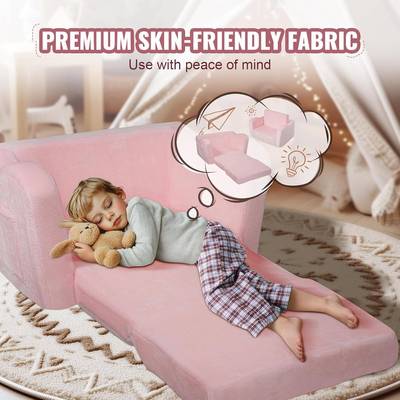 亚马逊厂家儿童沙发法兰绒儿童沙发休息玩耍阅读角沙发CPC认证