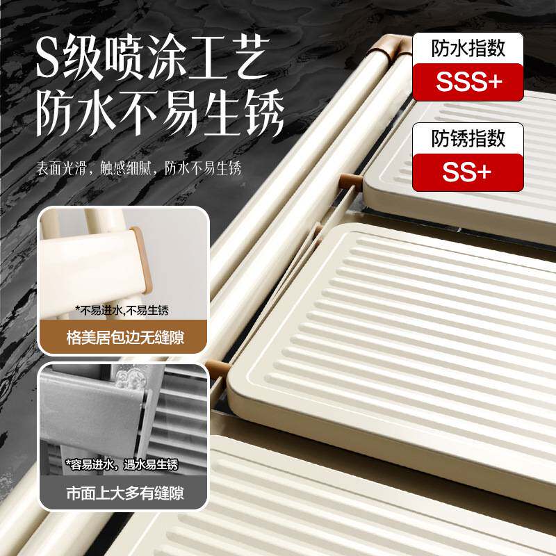 格美居梯子家用折叠梯加厚人字楼梯室内多功能登高爬梯三步小梯凳