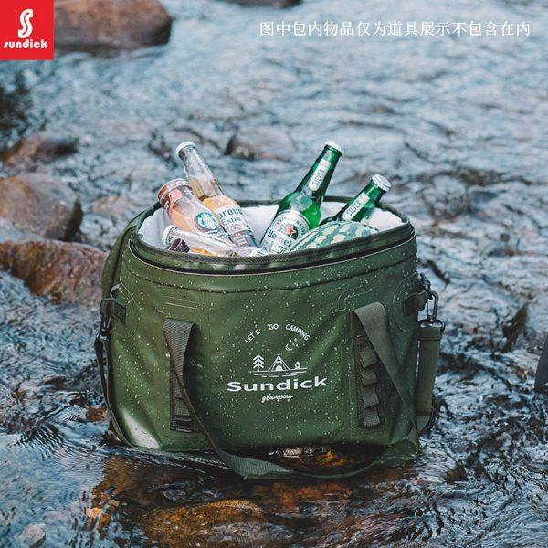 户外防漏保温冰包大容量手提便携露营旅行保冷夹网布野餐包餐具包,收纳整理,保温包,淘宝优惠券,粉丝福利购,淘宝优惠卷