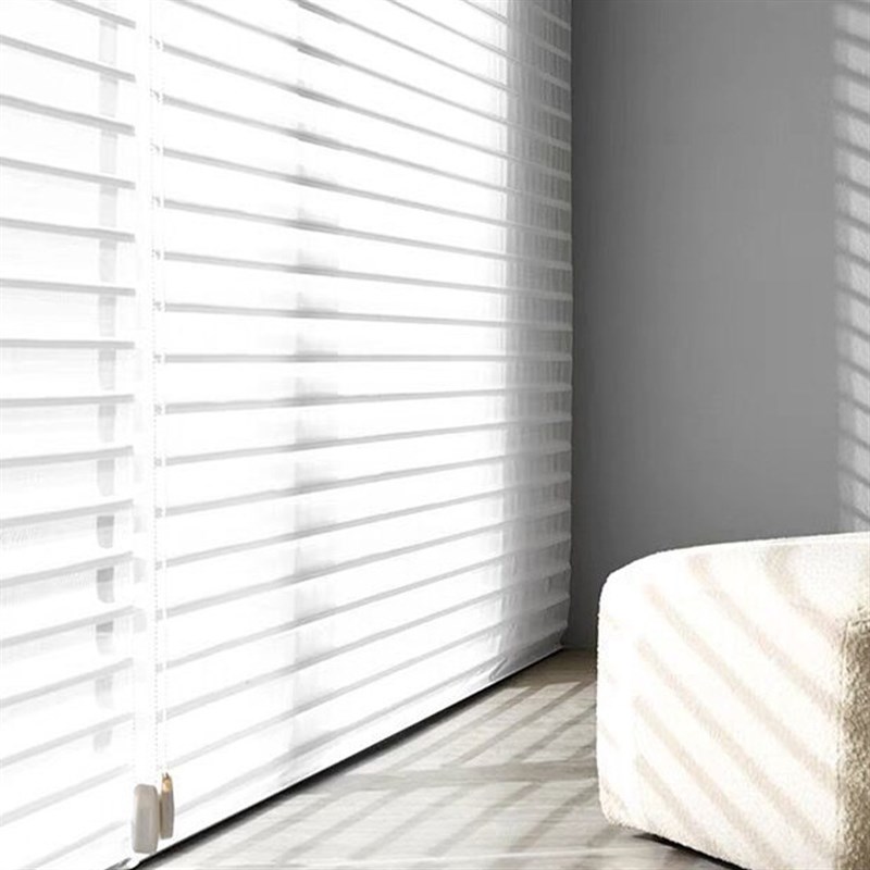 柔纱帘罗马帘电动香格o里拉窗帘卷帘客厅阳台卧室三层遮光百叶窗