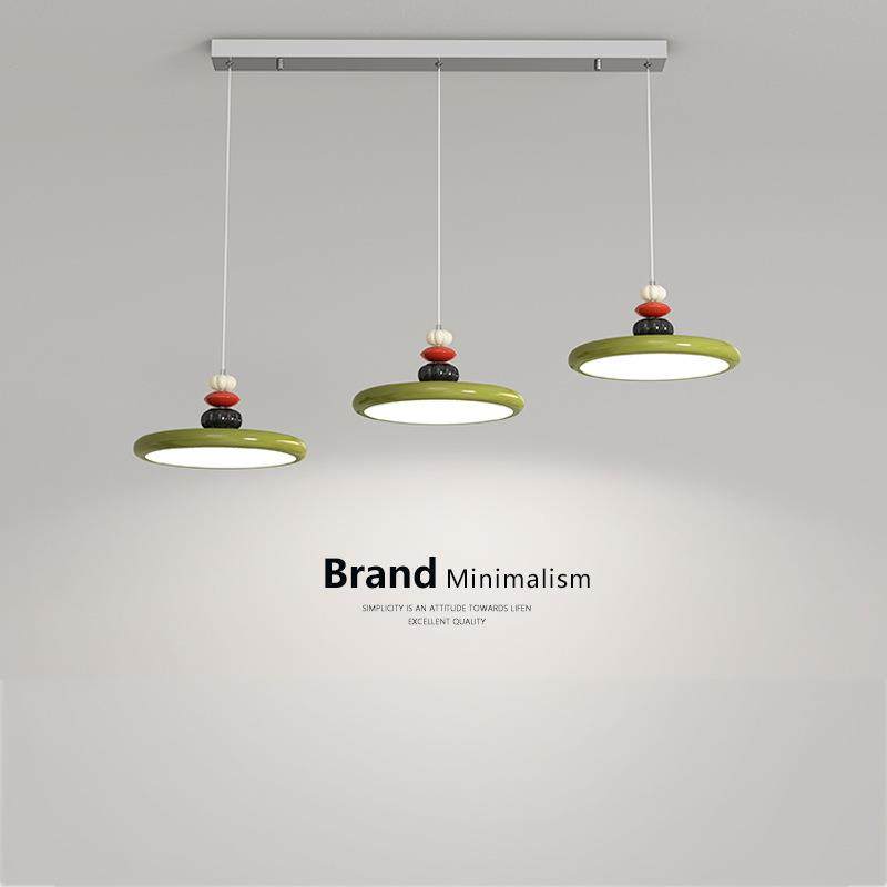 诧寂风复古飞碟三头餐厅吊灯简约现代餐桌灯设计师全光谱饭厅灯具,家装灯饰光源,智能吊灯,淘宝优惠券,粉丝福利购,淘宝优惠卷