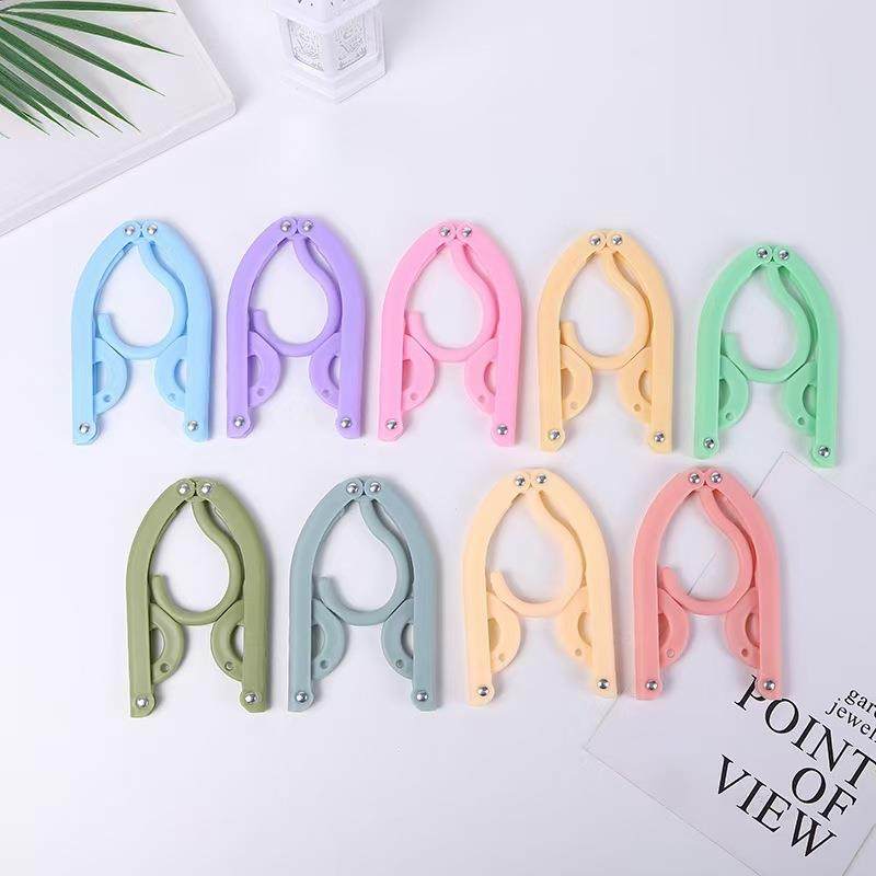 折叠衣架多功能晒衣架防滑户外旅行衣架出差便携魔术衣架