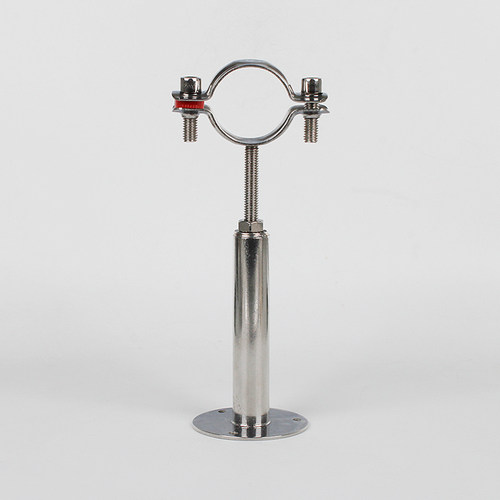 304不锈钢卡扣管支架固定托架可调节管道抱箍水管抱夹pvc管子管卡