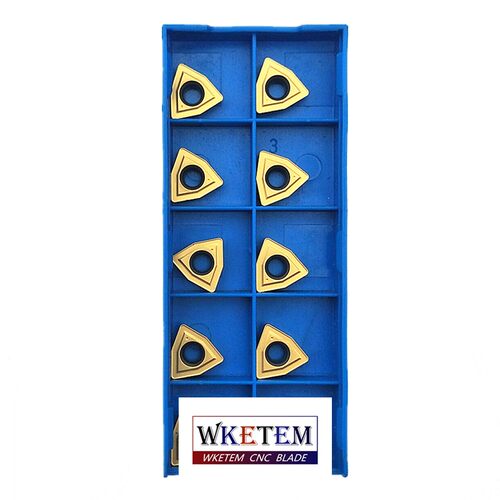 U钻刀片WCMX030208 WU04 WC06 WC08钻浅孔钻喷水钻快速钻钢件黄色