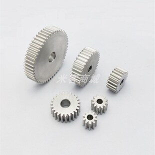 平面铝合金2模10齿圆柱直齿轮传动 A型 2m正齿轮米客米克