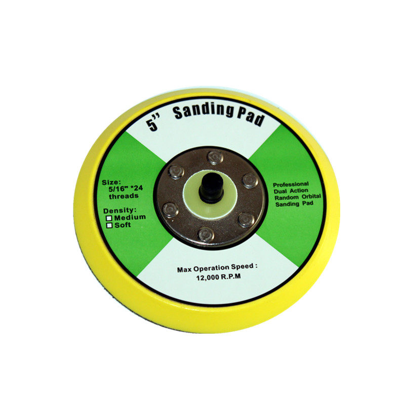 植绒砂纸吸盘气动打磨机底盘气磨机底盘自粘盘气动工具配件气磨盘
