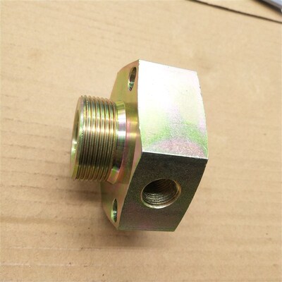 液压蓄能器固定座M422转侧孔PT3/8内丝NXQ储能器转接头0342