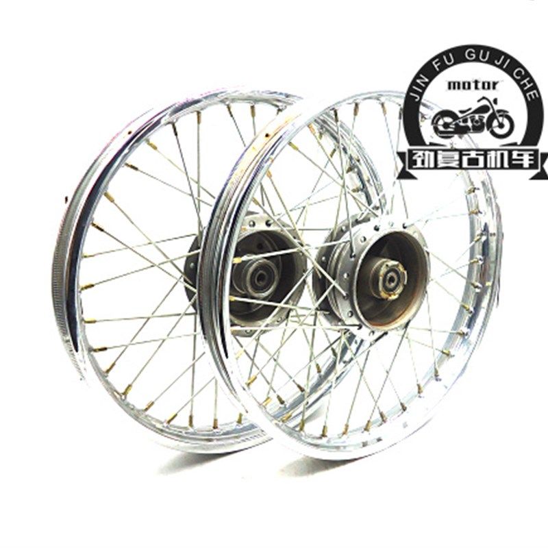 适用于嘉陵CoCo改装全黑36辐条轮辋加宽轮胎  幼兽CUB前后轮毂胎