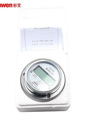 红旗YS-100ZT精度数字压力表低功耗不锈钢密封 数显压力表0.5级