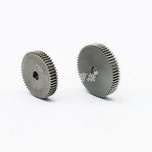 A平面0.7m10t 160齿圆柱直齿轮传动件模型微型精密小模数碳钢齿轮