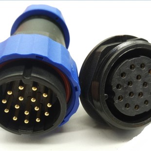 7芯9芯12芯16芯19芯24芯26 直径m28 防水航空插头插座SD28