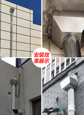 不锈钢雨水斗110pvc排水管接水漏斗落水管75两用落水斗下水管配件