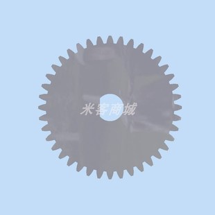 铝合金D孔0.5模圆柱直齿轮米克机电模型微型精密0.5m半圆孔
