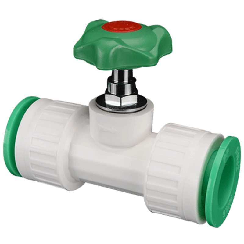 PPR免热熔阀门4/6分1寸自来水开关截止阀球阀PPR水管快接直插配件