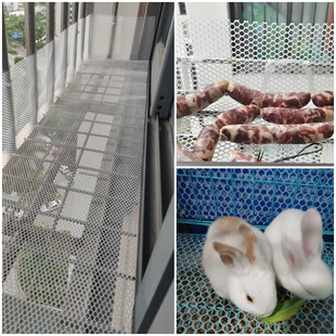 塑料网格网阳台防护网晾晒网防掉网养猫防跳封窗神器防盗网垫板