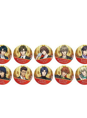 限购5/预订订金 新网球王子 AEON永旺 皇家时间吧唧徽章 2弹 D012