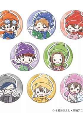 预订 A3 正月ver 65mm Q版玩雪吧唧徽章 W02506 周边