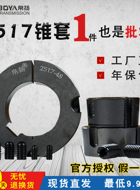 欧标皮带轮2517锥套涨紧套全规格同步轮链轮齿轮轴U盘锥套内芯厂