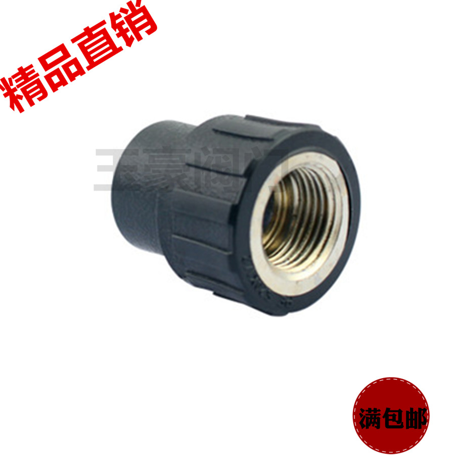 优质32 PE管内丝直接pe内牙直通内螺纹异径接头配件4分6分20至110