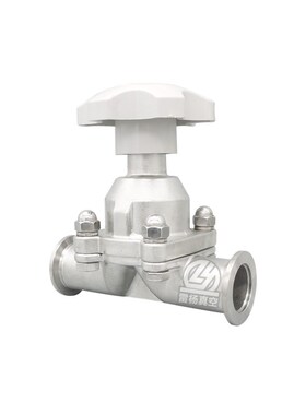 雷杨 不锈钢高真空卡压法兰手动快装隔膜阀门  GM系列 KF16 KF25