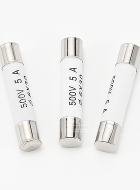 正浩陶瓷保险丝管6x30mm RO58 R058熔断器熔芯2a 10A BS1362 500V