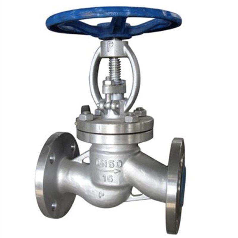 304不锈钢截止阀 不锈钢法兰截止阀 J41W-16P DN25 DN50 DN65