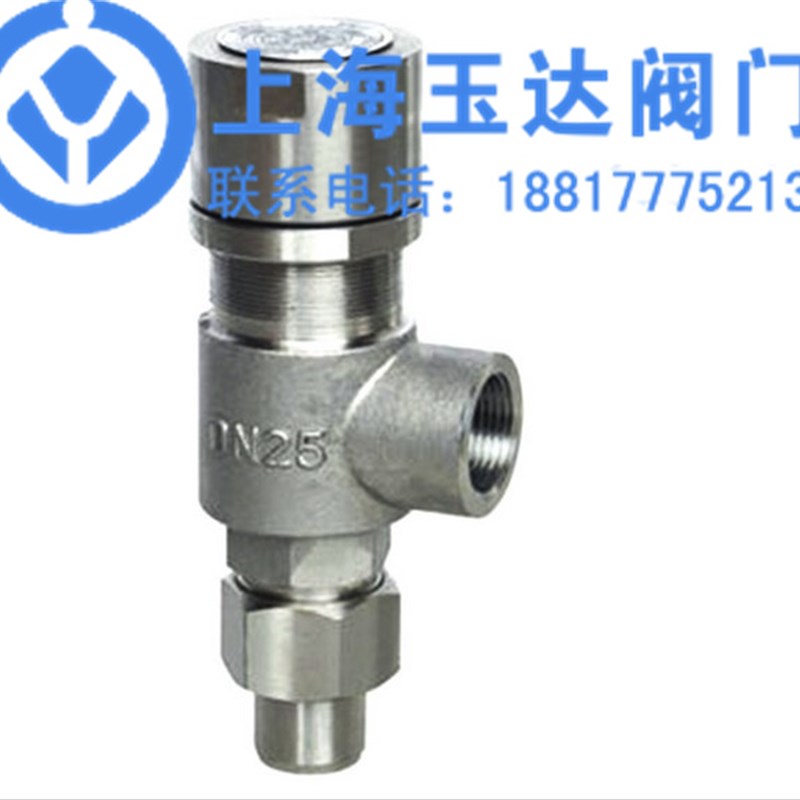 A21W-16P 304不锈钢弹簧微启式外螺纹安全阀 DN20-DN80