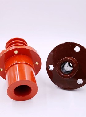 10KV高压电机绝缘子 四孔186带铜环高170mm6伞三孔接线柱 树脂