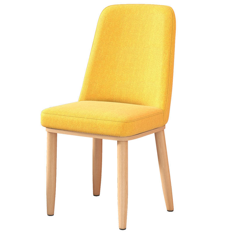 北欧餐桌椅子现代简约家用书桌椅子卧室化妆凳子靠背餐厅布艺餐椅