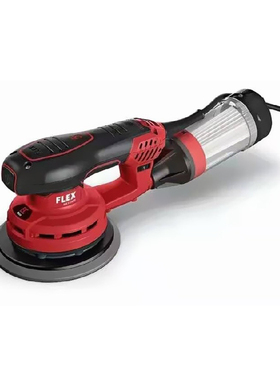 德国FLEX富来克斯6寸电动干磨机头无碳刷自吸汽车腻子无尘打磨机