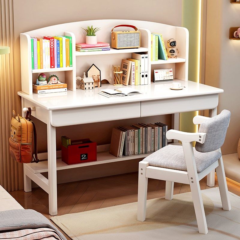 儿童学习桌椅家用卧室中小学生写字桌可升降全实木书桌书架一体桌,农机/农具/农膜,灌溉工具,淘宝优惠券,粉丝福利购,淘宝优惠卷