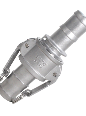 304不锈钢宝塔快速接头ec型阴阳端公母卡套扳把式皮管软管水嘴头