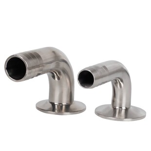 304不锈钢宝塔快装弯头90度卫生级快接卡盘直角弯管皮管水嘴接头