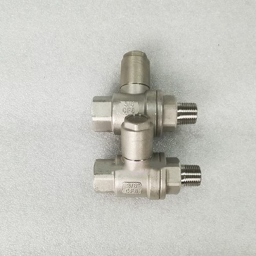 制冷安全阀专用球阀Q31F-63P 不锈钢带保护罩内外丝球阀DN15 20