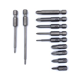 德国wiha威汉十字批头电动螺丝刀批咀6mm进口加长风批嘴PH0