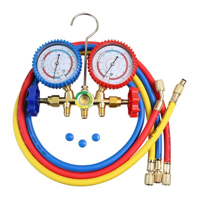 加氟工具/雪种表/空调加氟表/加氟套装/冷媒表汽车空调加氟表双表