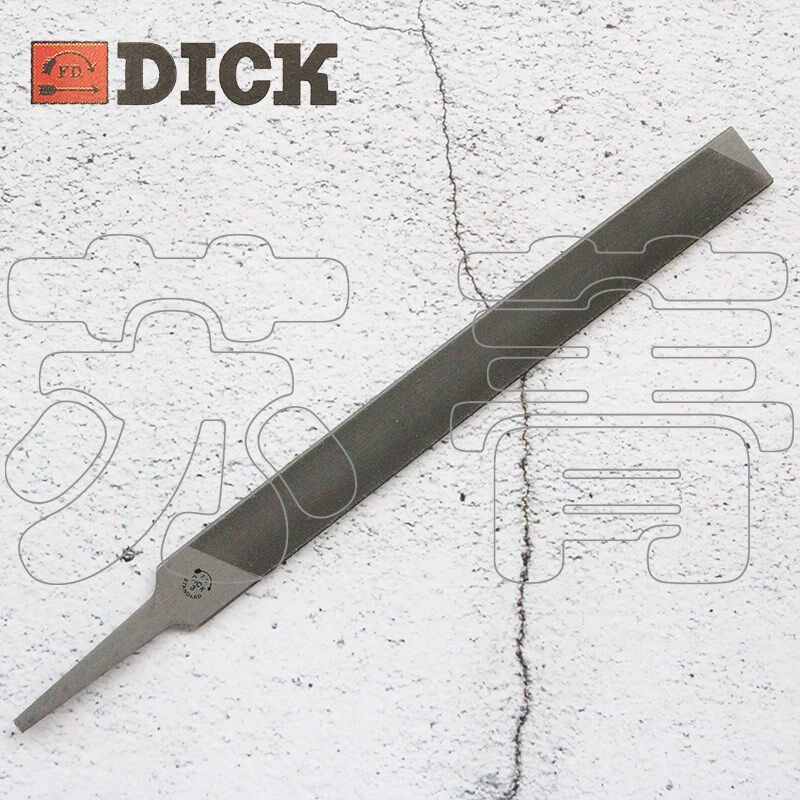 德国原装进口Dick修锐磨锯锉 锉纹精加工 单锉纹 F型 200mm 250mm