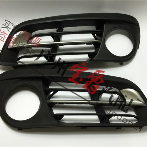 适用F18宝马F10前杠520雾灯框525杠灯罩528电镀条530饰条535亮条