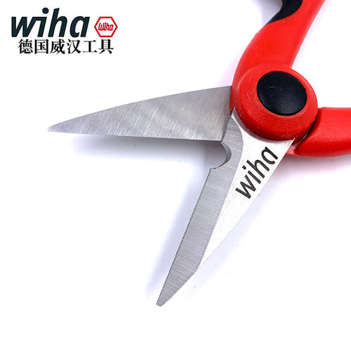 德国进口wiha威汉电工剪Z71506多功能不锈钢剪刀电缆剥皮剪29420