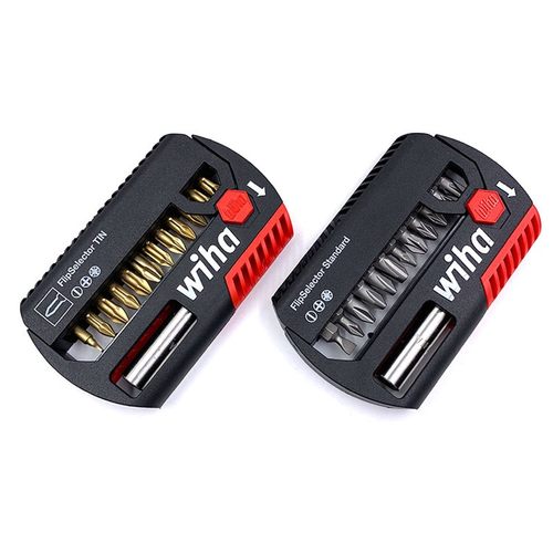 德国wiha威汉进口电动螺丝刀批头套装一字十字米字电钻批头起子头