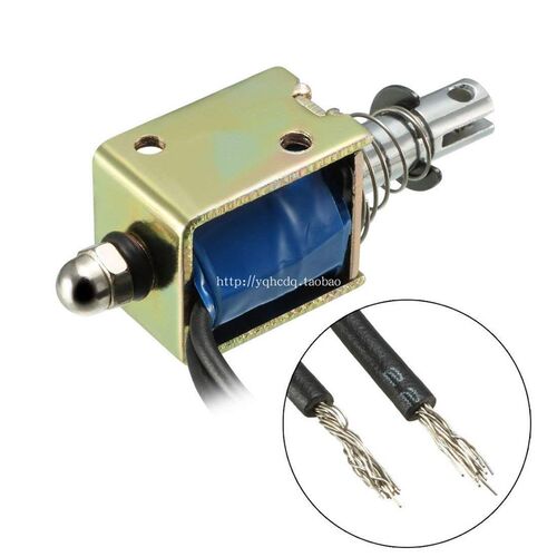 贯穿式框架式推拉式直流电磁铁JF-0520B DC12VDC24V DC6V吸力4N
