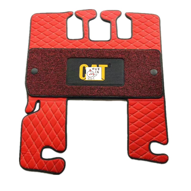 卡特挖机脚垫定制305.5 313 320D 330GC卡特336D挖掘机驾驶室用品