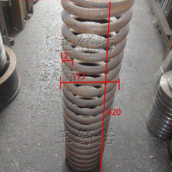 扬力冲床配件压力机附件压王100T125吨冲床平衡缸弹簧12X113X420