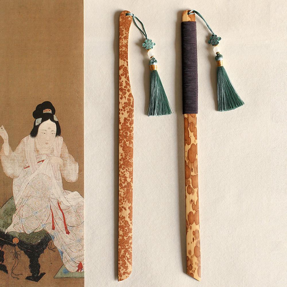 问心堂文房裁纸刀宣纸专用梅妃竹刀毛笔练习纸宣纸刀毛边纸皮纸手