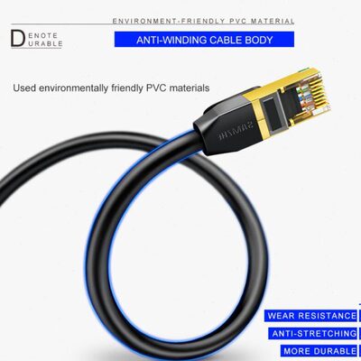 Cat7 Ethernet Cable Patch Cable SFTP Lan Cable for RJ45 Com