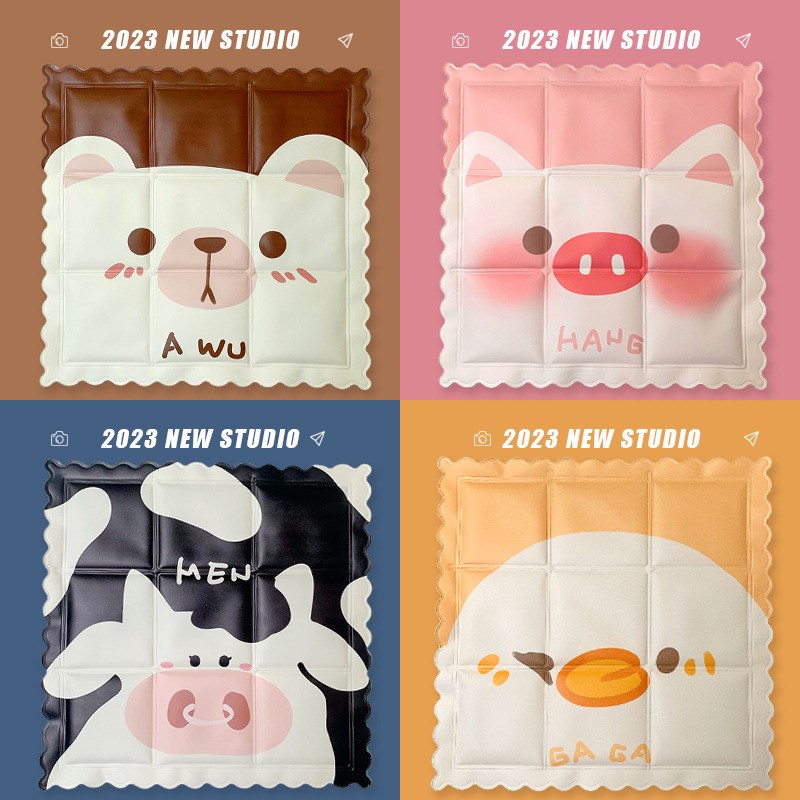 卡通冰垫夏季降温可n爱办公室冰凉降坐垫凝胶散热新款冰垫学生屁