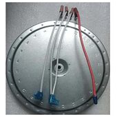 20CM电陶炉发热炉盘四根接线脚三环七环火四插接脚加热盘2400W