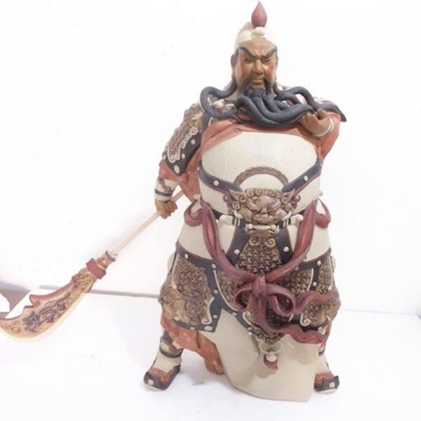 关公关帝 陶瓷工艺品摆件石湾公仔 家居饰品摆设 送礼 关羽 云祥